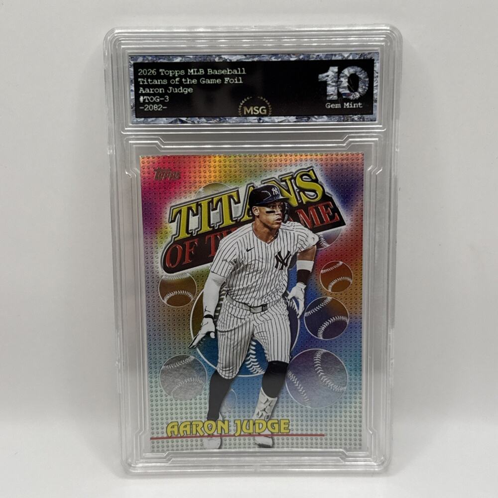 Topps 2026 Series 1 Aaron Judge Yankees Titans of the Game Insert #TOG-3